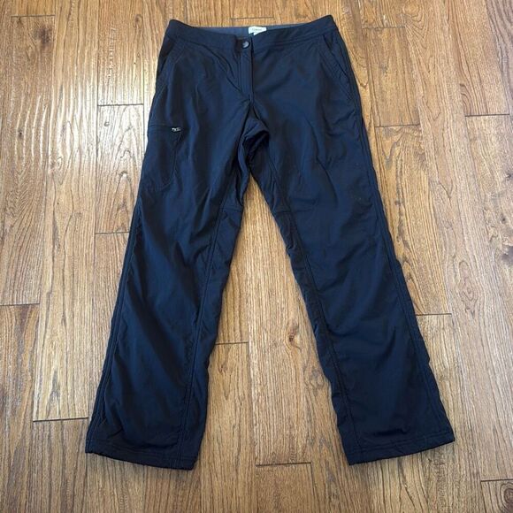 L.L. Bean black insulated snow pant size 8 - Picture 2 of 11